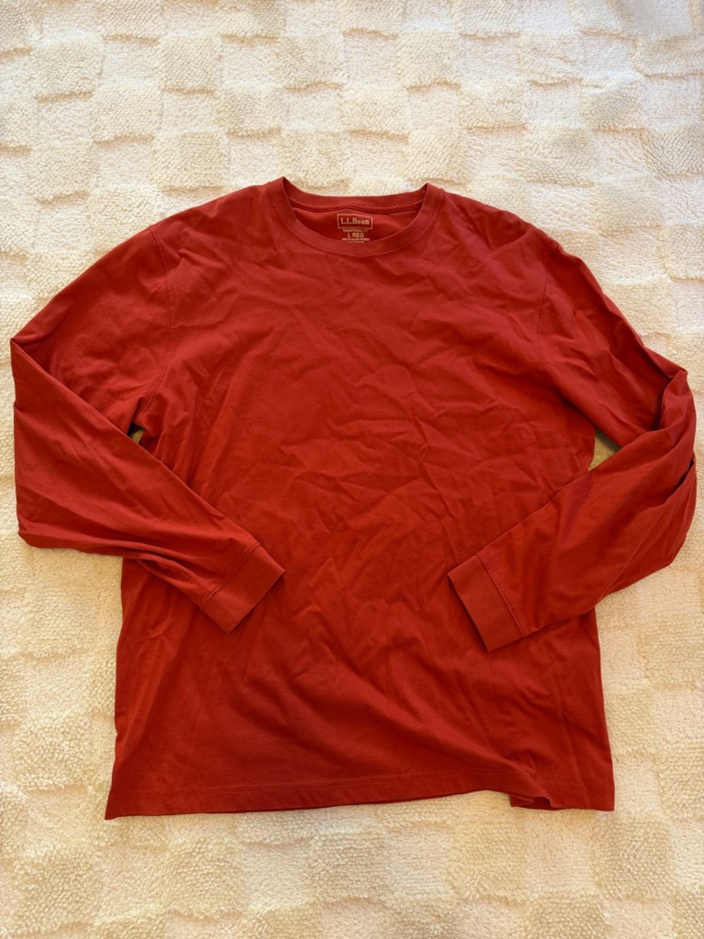 L.L. Bean Men's Long-Sleeve Crewneck Tee